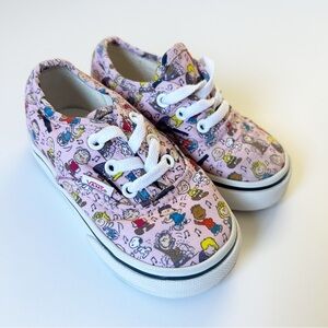 Peanuts Vans Pink Sneakers